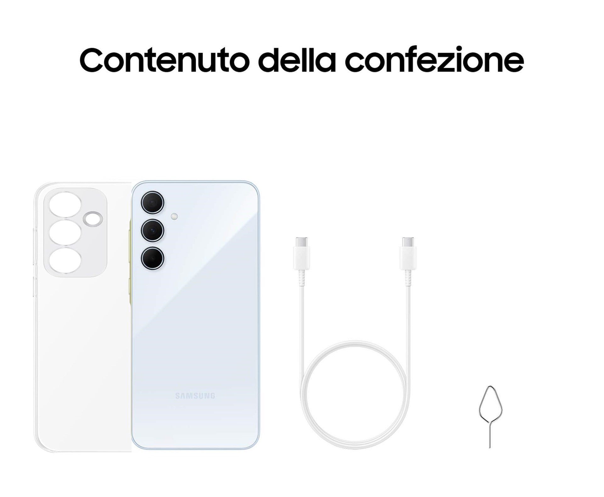 Samsung Galaxy A55 5G 8Gb Ram 128Gb Dual Sim Awesome Iceblu + Cover Clear Case Omaggio Usato Samsung Galaxy A55 5G 8Gb Ram 128Gb Dual Sim Awesome Iceblu + Cover Clear Case Omaggio Usato